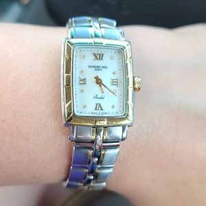 Raymond Weil Women's 9740-STG-00995 Parsifal 18kt Yellow Gold Two-Tone S…